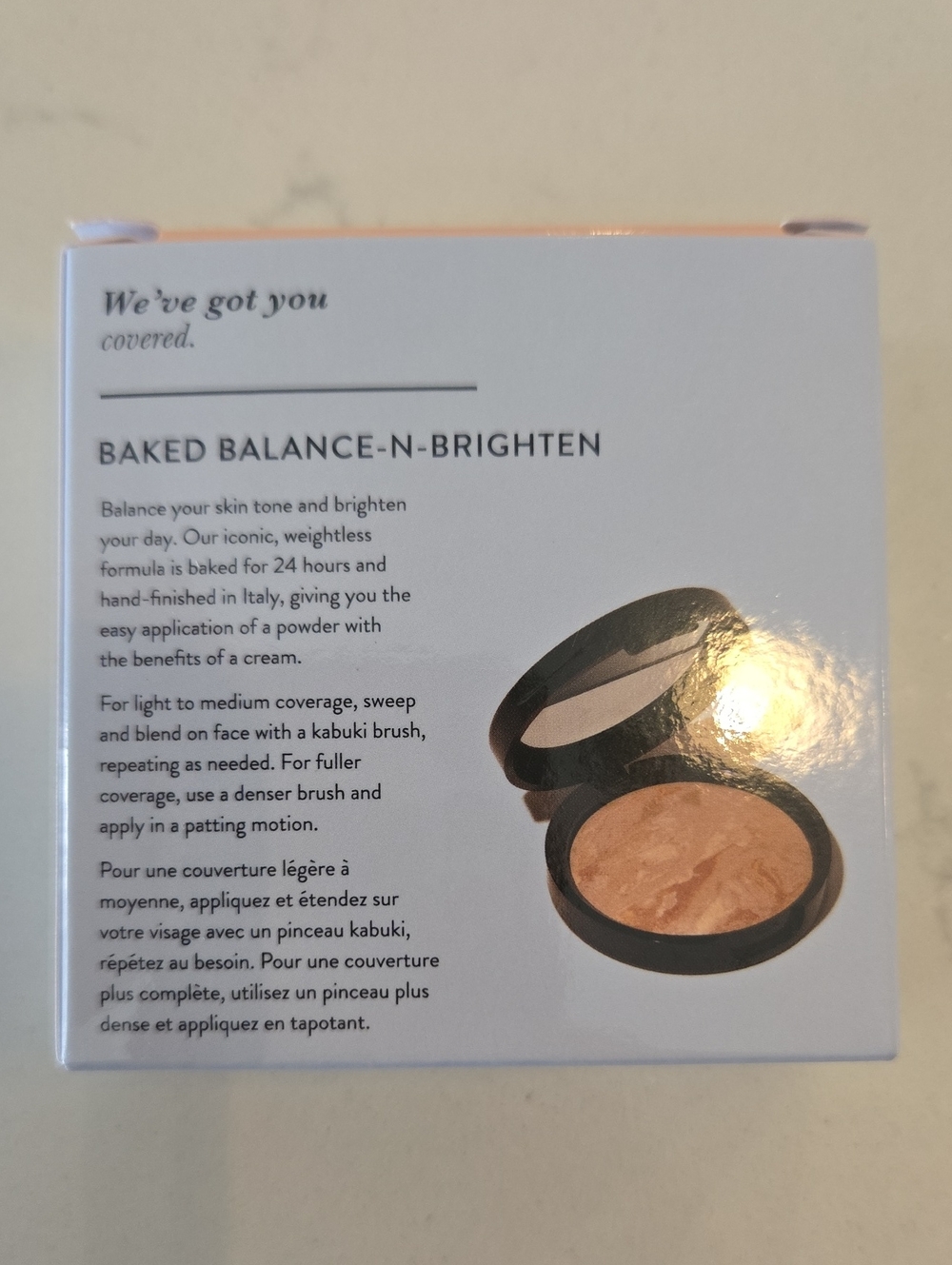 Laura Geller Baked Balance-N-Brighten Powder — Peach Beige Glow